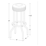 Bar Height Stool Vintage Style (Set of 2)
