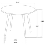 Waverly - Round Counter Height Dining Table - Light Ash