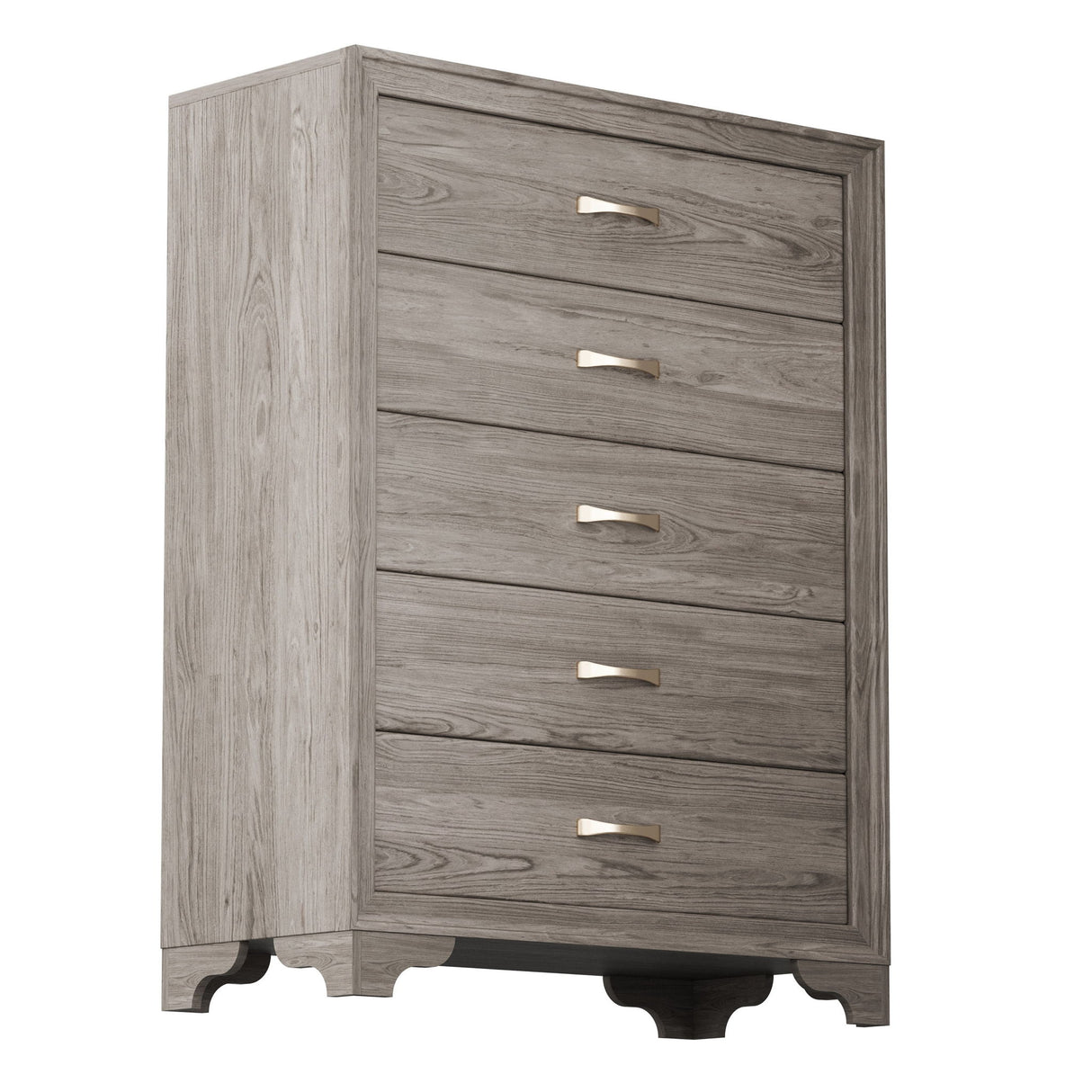1 Piece Chest With Unique Legs - Natural