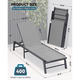 Chaise Lounge Outdoor (Set of 2)
