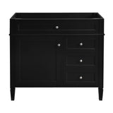 Bathroom Vanity With 2 Drawers And Tip-Out Drawer, Storage Cabinet