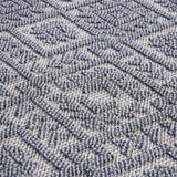 Guros - 8' X 10' Traditional Indoor / Outdoor Area Rug - White / Gray