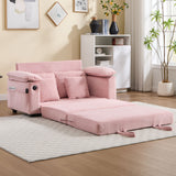 Upholstered Futon Convertible Floor Sofa Bed