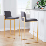 Fuji - Contemporary Design High Back Barstool