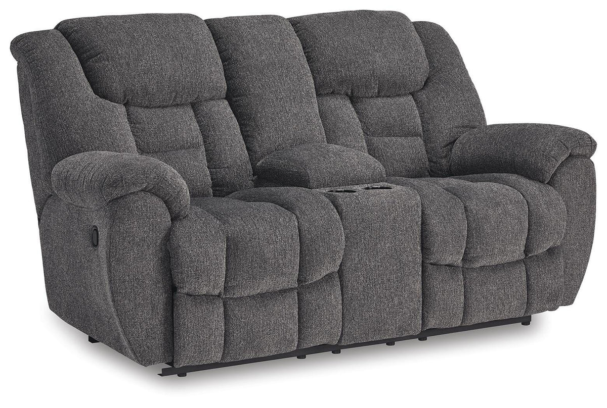 Foreside Reclining Sofa and Loveseat - 38104U1