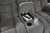 Foreside Reclining Loveseat with Console - 3810494
