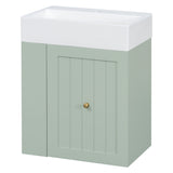 Modern Bathroom Vanity With Sink, Storage Cabinet, Drawer & Side Shelf