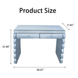 Console Table With 2 Drawers For Living Room - Silver