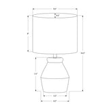 Lighting, Table Lamp Modern - Cream