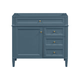 Bathroom Vanity With 2 Drawers And Tip-Out Drawer, Storage Cabinet