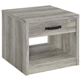 Nuberg - 1 Drawer Table - Gray