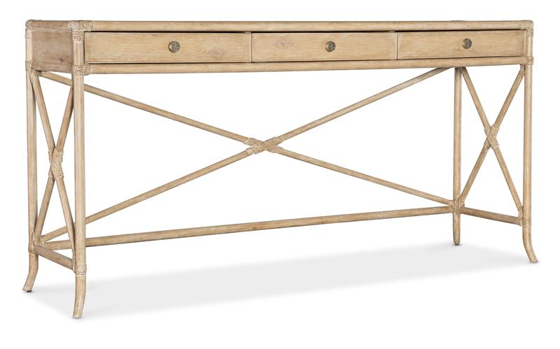 Retreat Pole Rattan Console - 6950-80171-80