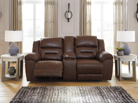 Stoneland Reclining Loveseat with Console - 3990494