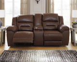 Stoneland Power Reclining Loveseat with Console - 3990496