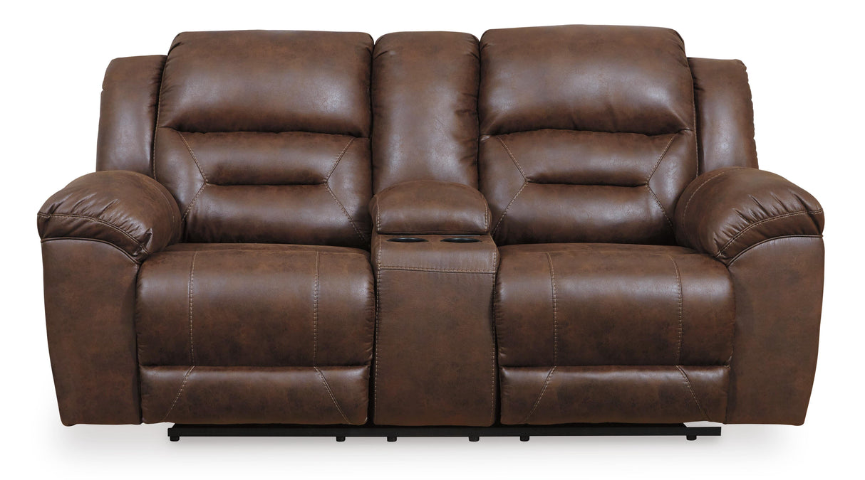Stoneland Reclining Loveseat with Console - 3990494