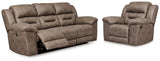 Stoneland Power Reclining Sofa and Manual Recliner - 39905U12