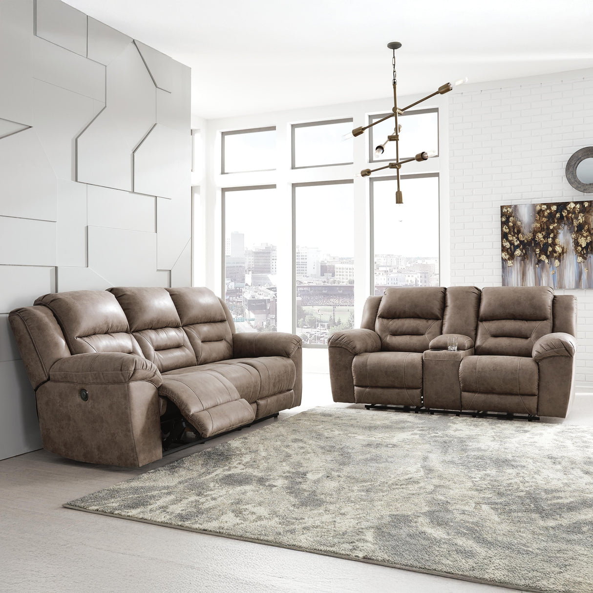 Stoneland Reclining Sofa - 3990588