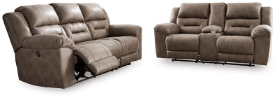 Stoneland Power Reclining Sofa and Loveseat - 39905U3