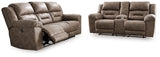 Stoneland Power Reclining Sofa and Loveseat - 39905U3