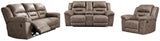Stoneland Reclining Sofa, Loveseat and Recliner - 39905U6