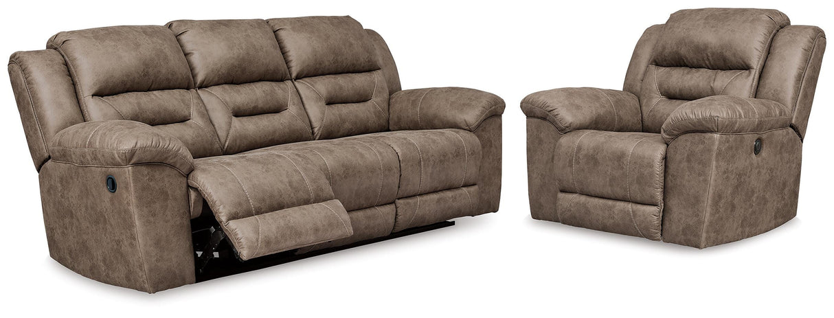 Stoneland Reclining Sofa and Power Recliner - 39905U7
