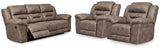 Stoneland Reclining Sofa and 2 Power Recliners - 39905U14