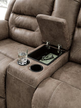 Stoneland Reclining Loveseat with Console - 3990594