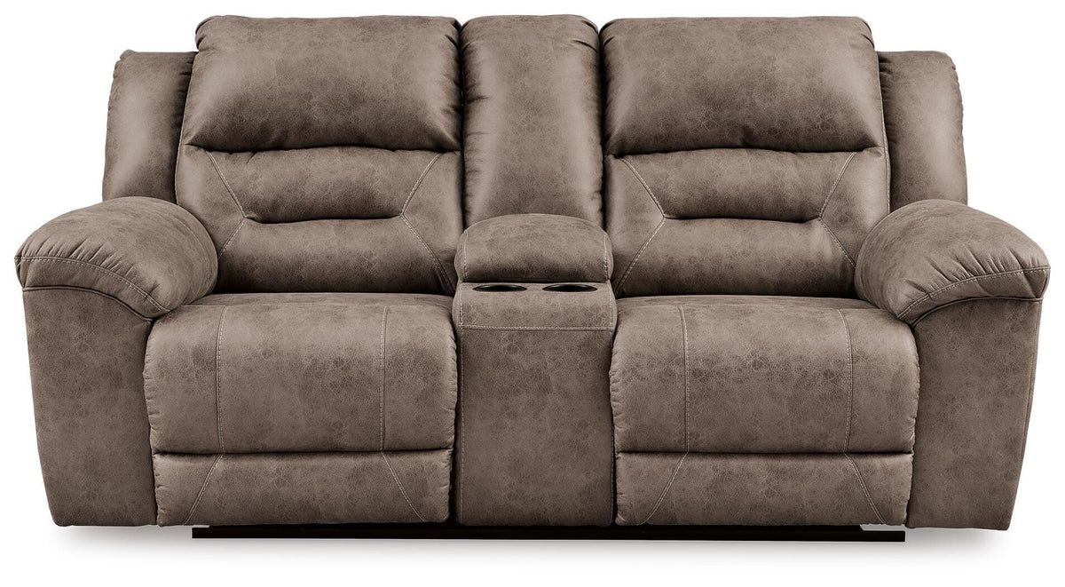 Stoneland Reclining Loveseat with Console - 3990594