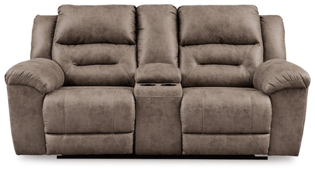 Stoneland Reclining Loveseat with Console - 3990594