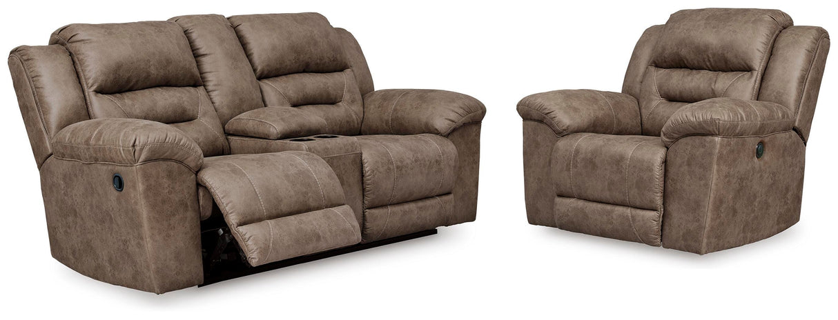 Stoneland Reclining Loveseat and Power Recliner - 39905U2