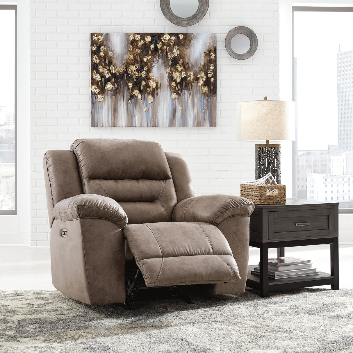 Stoneland Power Recliner - 3990598
