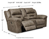 Stoneland Power Reclining Sofa, Loveseat and Recliner - 39905U5