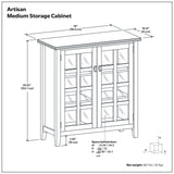 Artisan - Handcrafted Medium Storage Cabinet