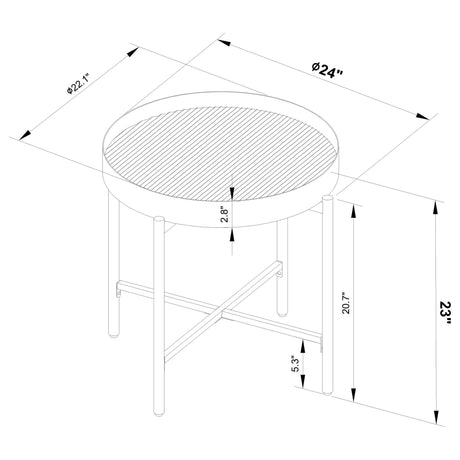 Rafael - Round Design Table