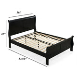 Louis Phillipe Sleigh Bed
