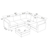 Modular Sectional With Custom Configuration