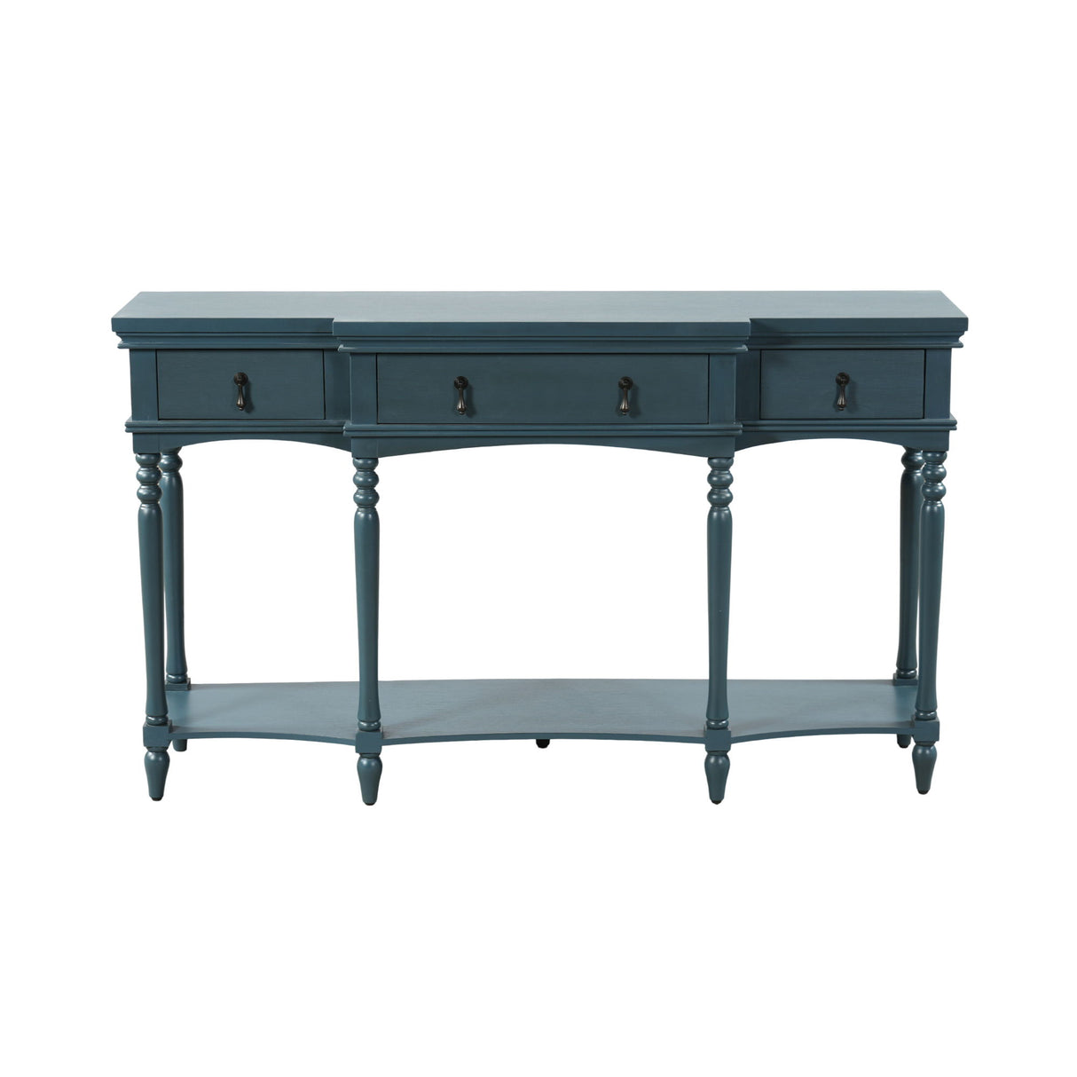 Retro Console Table With 3 Soft Close Drawers