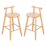 Grove - Indoor Barstool (Set of 2) - Natural