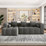 Sectional Free Combined Sofa With 2 Side Pockets