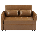 Convertible Sleeper Sofa Bed With 3 USB Ports