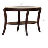 Table With Tempered Glass Shelf