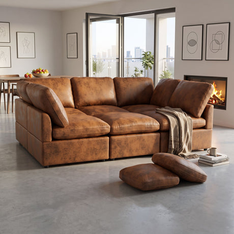 Deep Modular Cloud Sofa, Freely Configurable