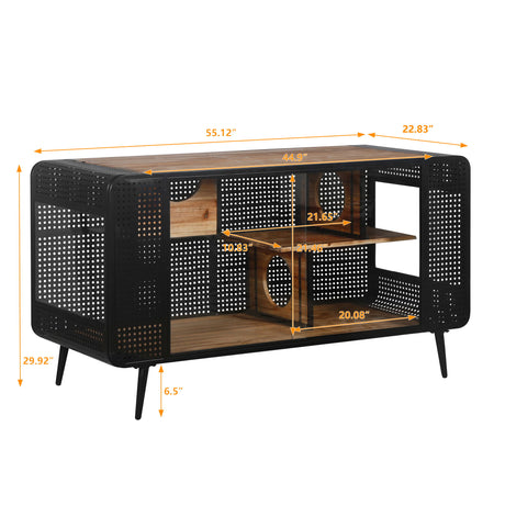 Cat House With Tempered Glass