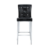 Bar Chairs & Crystal Clasp Design (Set of 2)