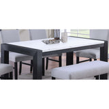 Dining Table - Charcoal / White / Charcoal