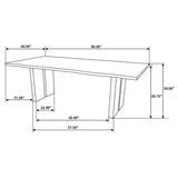 Montesano - Rectangular Dining Table - Natural
