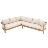 Outdoor Patio Sectional Sofa Set - Oak