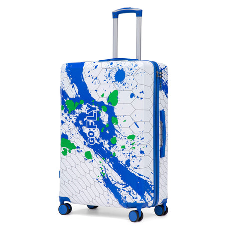 Luggage With Printed Pattern, Combination Lock