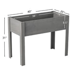 Raised Garden Bed With Legs, Elevated Planter Box For Outdoor Plants