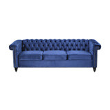 Chesterfield Style 3 Seater Sofa With Deep Button Tufting